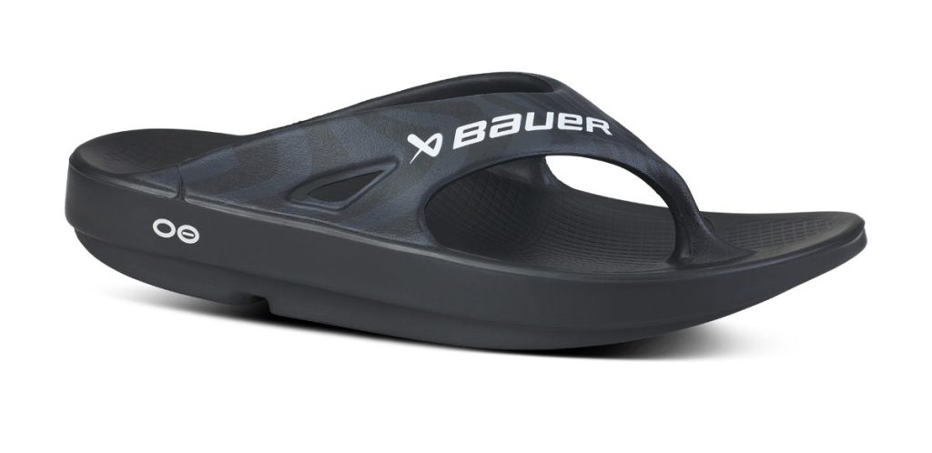 BAUER/OOFOS Women's OOriginal Sport Sandal ?C Black Asphalt