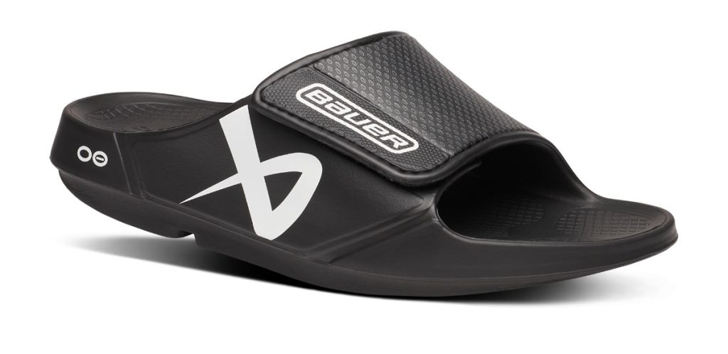 BAUER/OOFOS Men's OOahh Sport Flex Sandal ?C Black